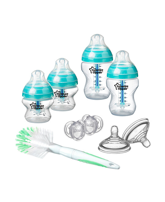 Tommee Tippee Advanced Anti-Colic New Born Starter Kit- Clear image number 1